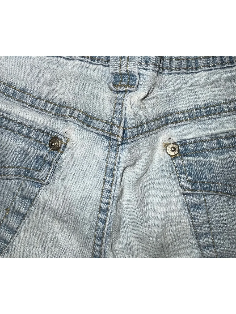 Angels Jeans Light Wash Denim Shorts Size 9